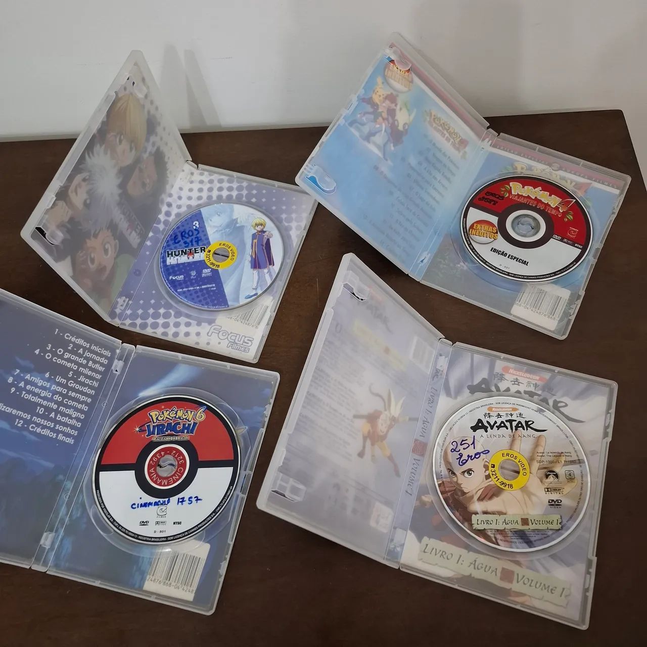 Pokemon, Yu-Gi-Oh, Hunter X Hunter e Avatar em DVD - 11 filmes por 55 reais  - Foto 5