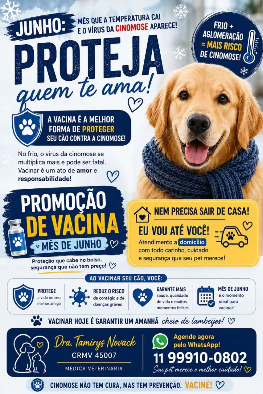PROMOÇÃO PACOTE VACINAS IMPORTADAS ATE DIA 30 DE JUNHO, APROVEITE?
