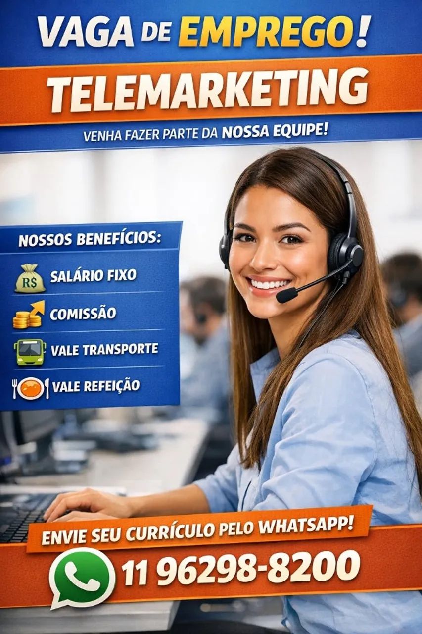 VAGA PARA VENDEDOR