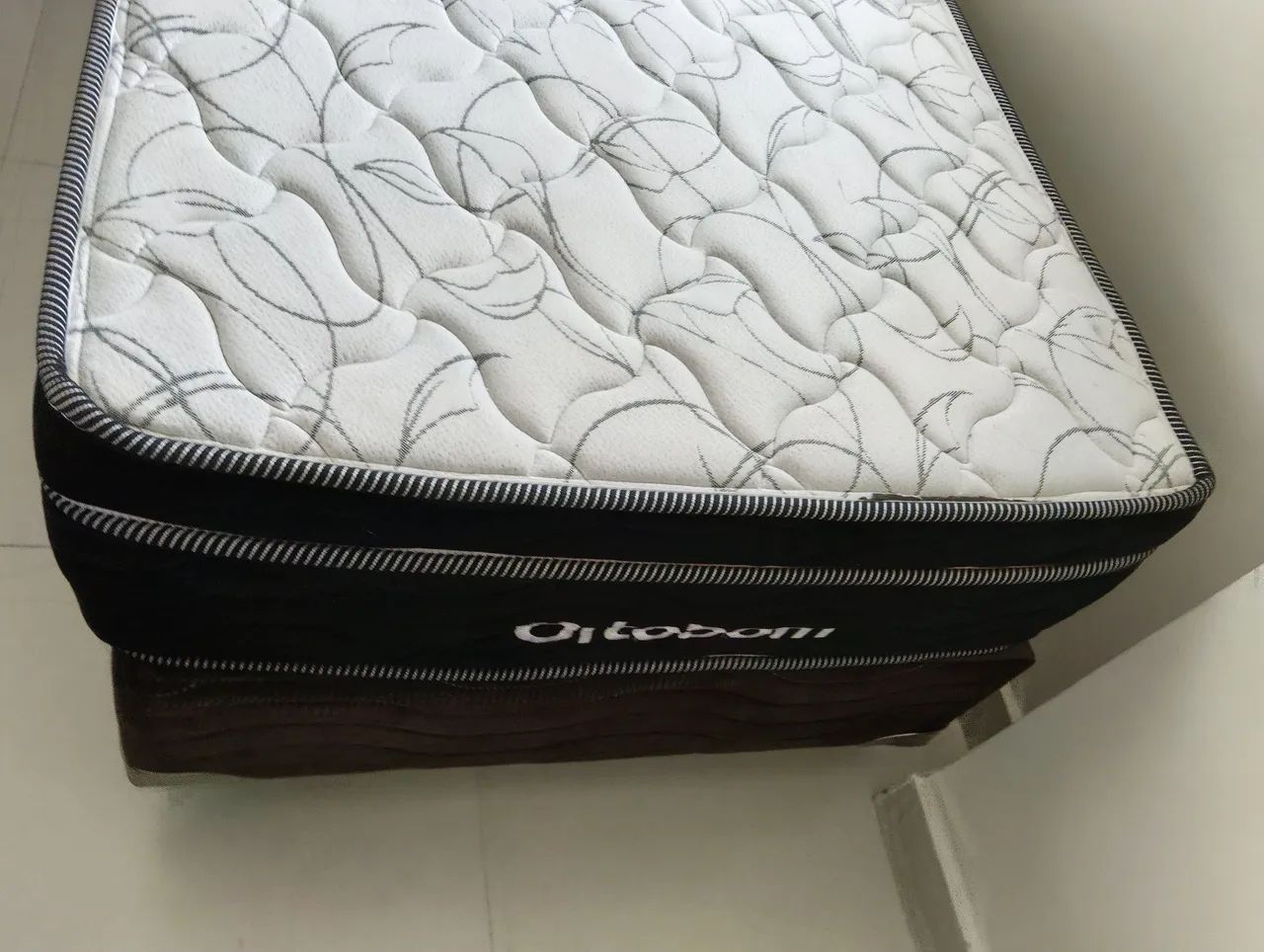 02 cama box solteiro completo colchão e box - Foto 3