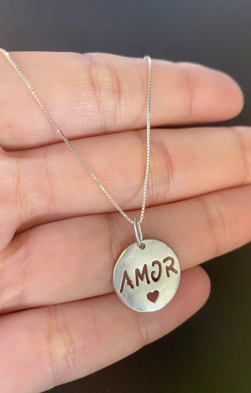 Conjunto novo de prata 925