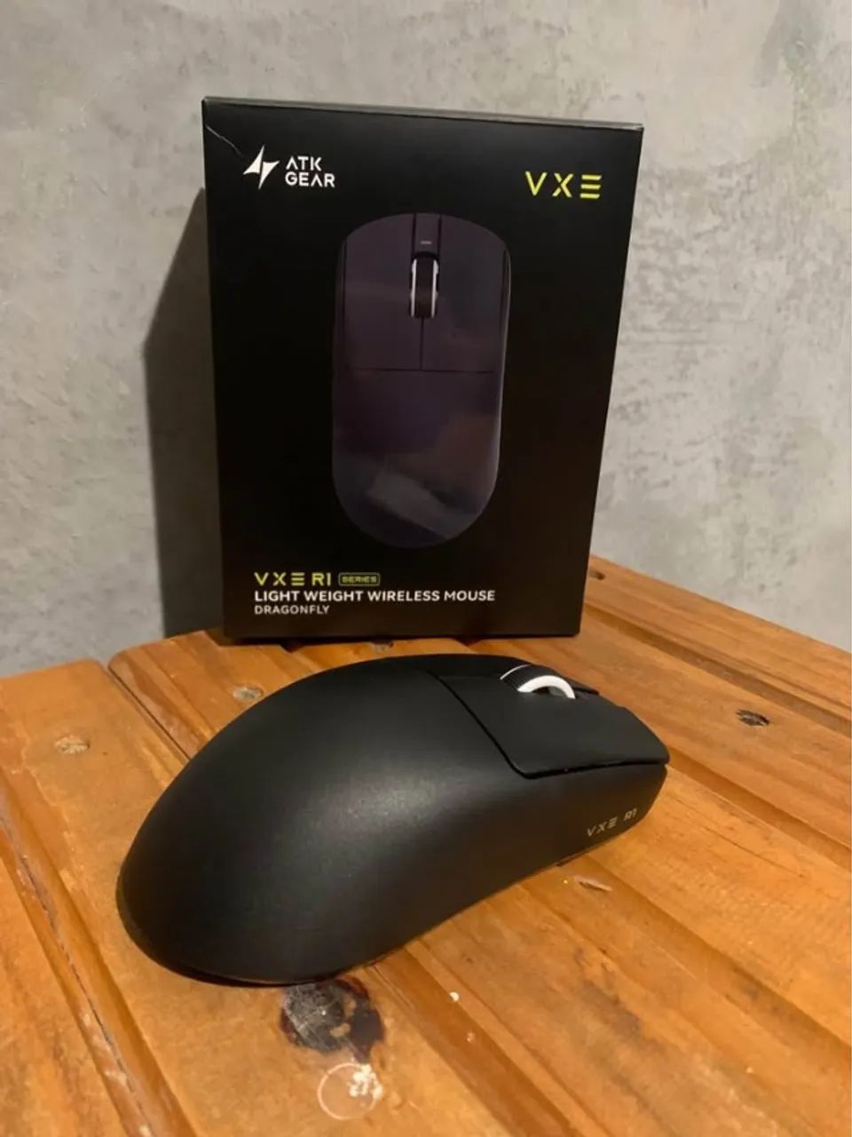 Mouse gamer ATK dragonfly R1 se plus - preto (novo) - Foto 2