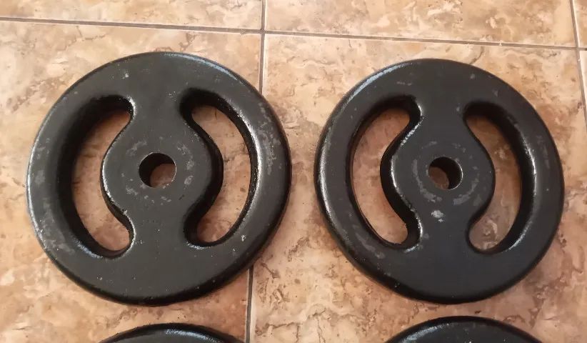4 anilhas 10 kg - Foto 5