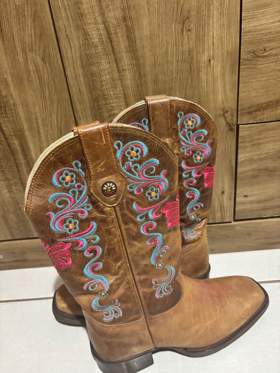 Par de botas de couro country  - Foto 4