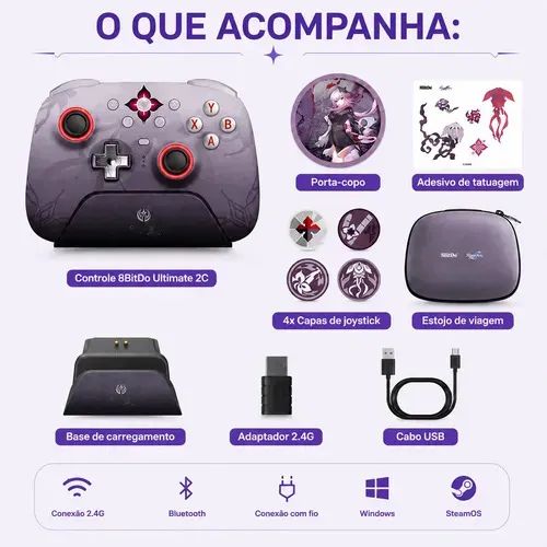 8bitdo Ultimate 2 Evernight - Foto 5