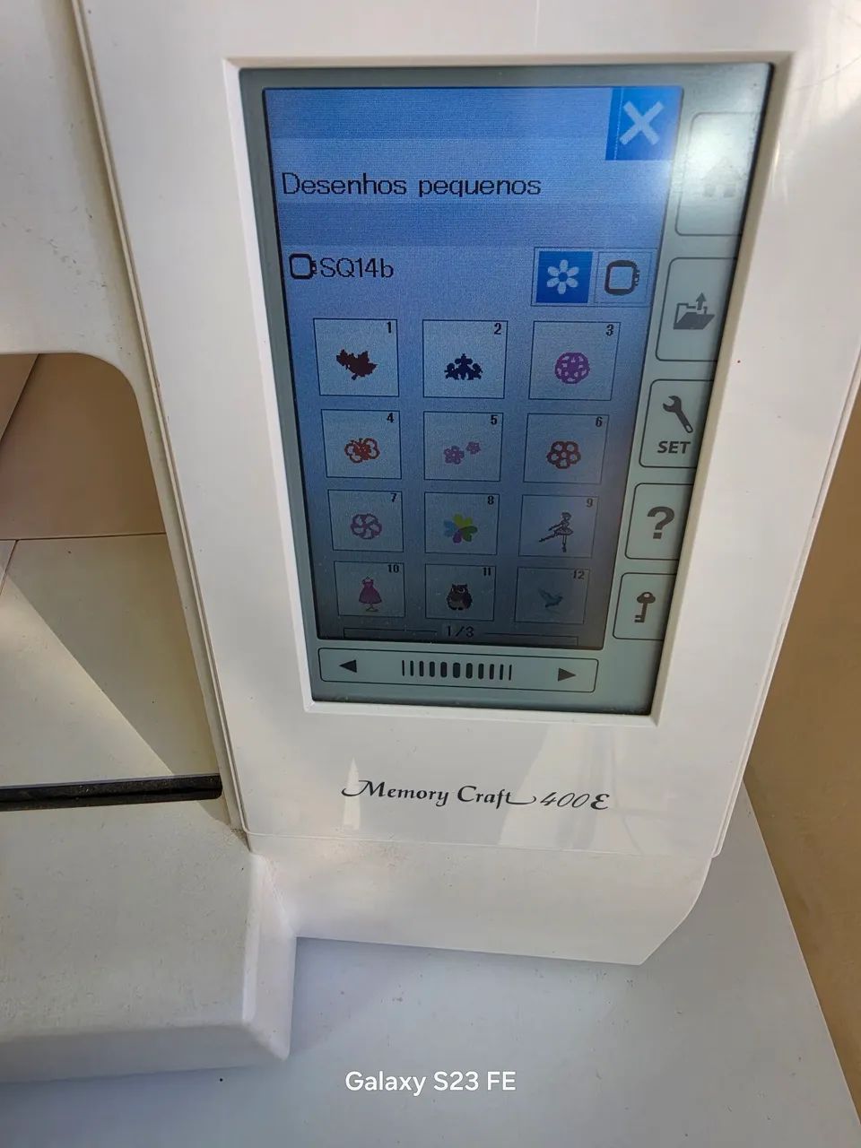 Bordadeira Janome Memory Craft 400E 