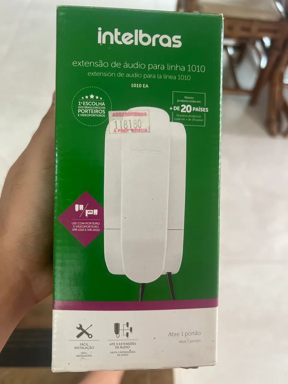 Intelbras 1010 EA extensão de áudio para linha 1010