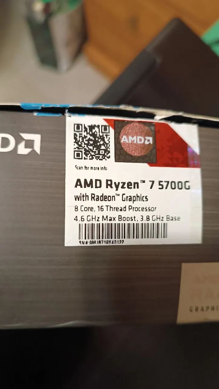 Processador AMD Ryzen 7 5700G - Foto 2