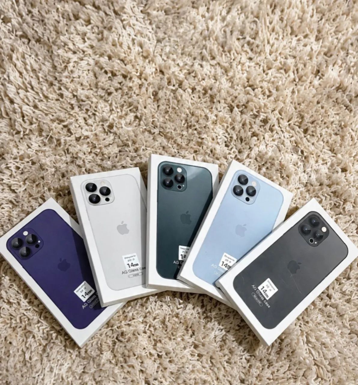 Capinha de vidro AG Glass para iPhone 14 Pro