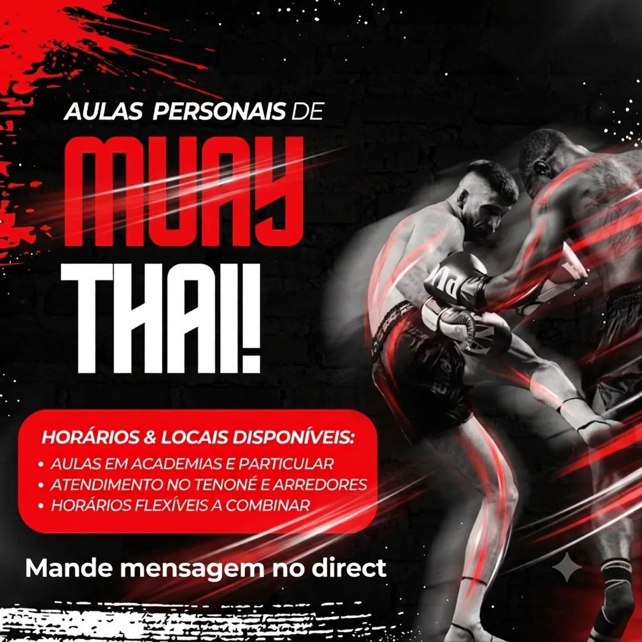 Professor de Muay Thai 