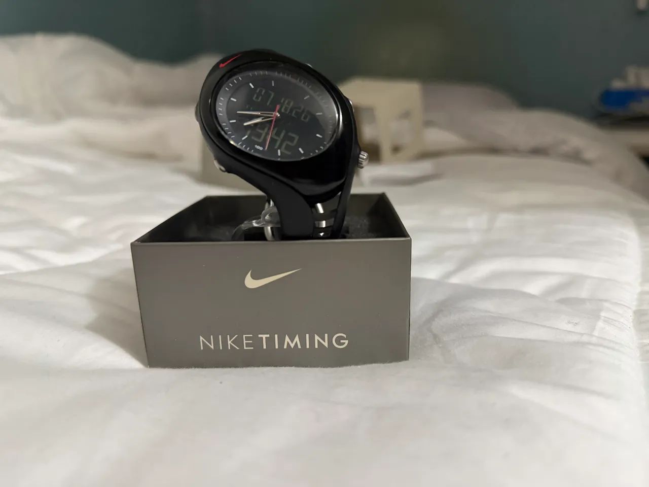 Relógio Nike Triax Swift AnaDigi Black Red - Foto 2