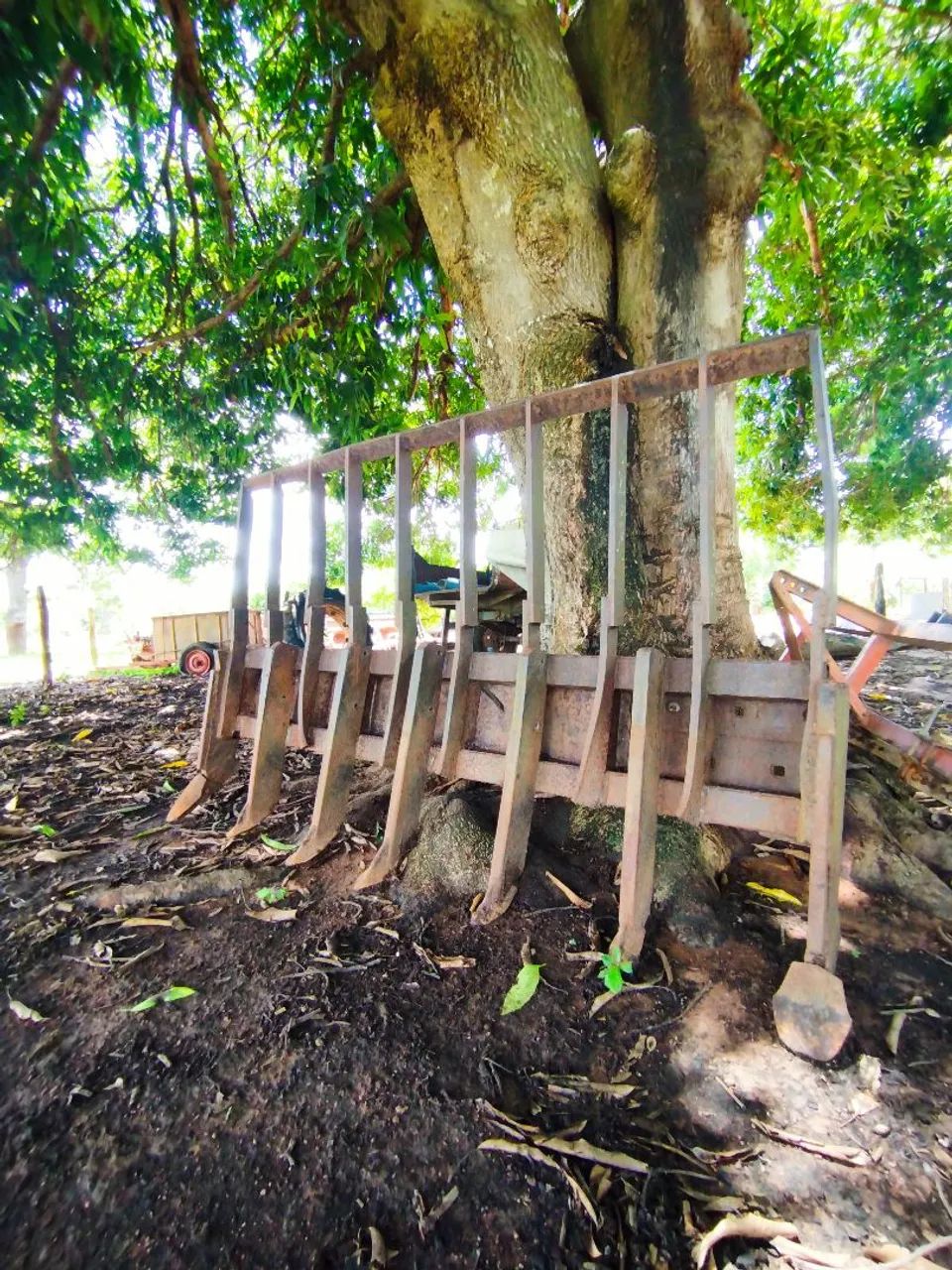 Garfo Enleirador para Trator