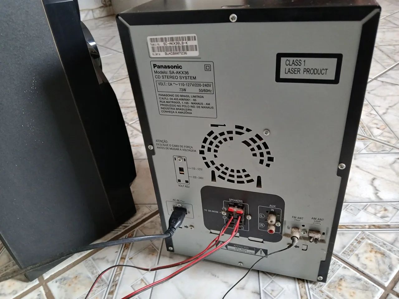 SOM PANASONIC  3 EM 1 RELÍQUIA FUNCIONANDO PERFEITAMENTE  - Foto 5