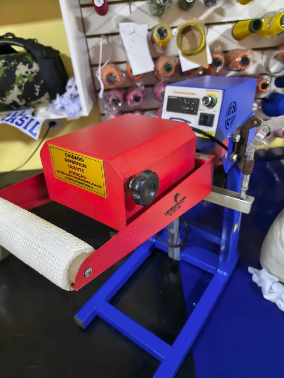 Prensa Térmica Thermo Roller Giro 360º para Transfer Laser - Foto 2