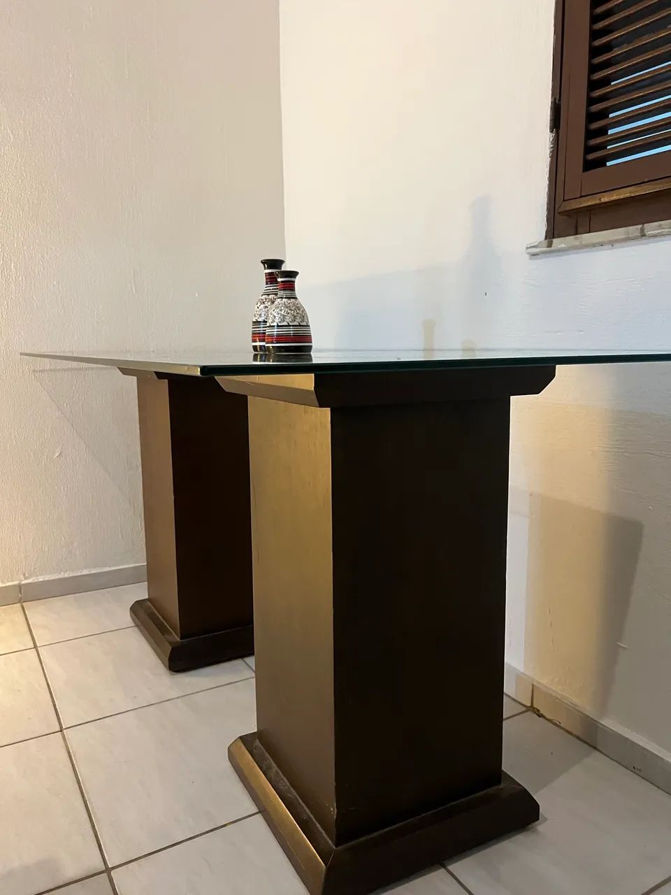 Vendo mesa de vidro de 6 lugares  - Foto 4