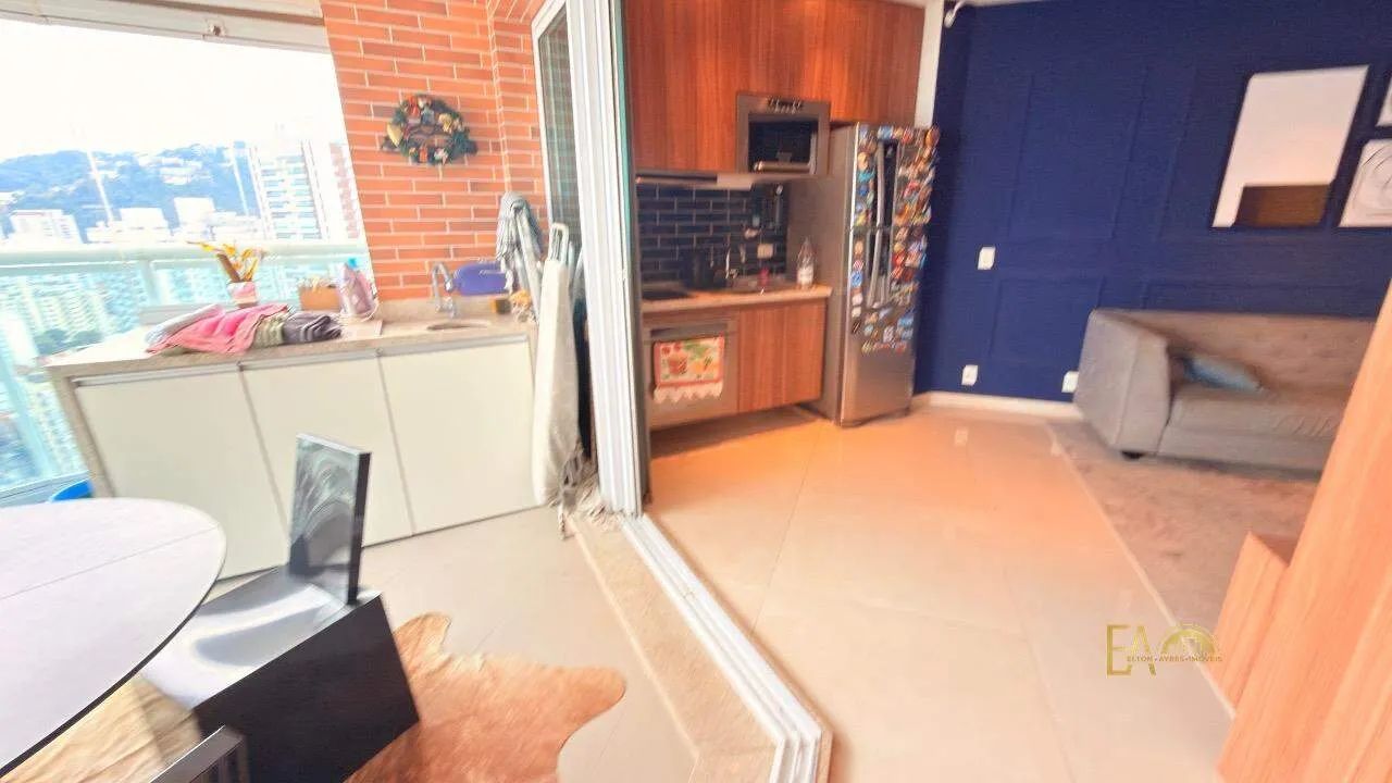 Cobertura Duplex Porteira Fechada com Vista Mar na Pompéia  Santos - Foto 12