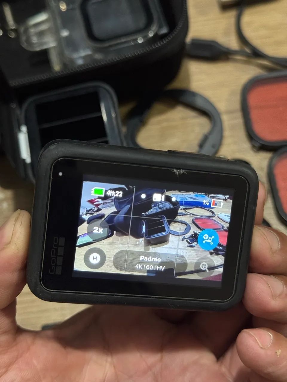 Gopro hero11 com adaptador de microfone  - Foto 3