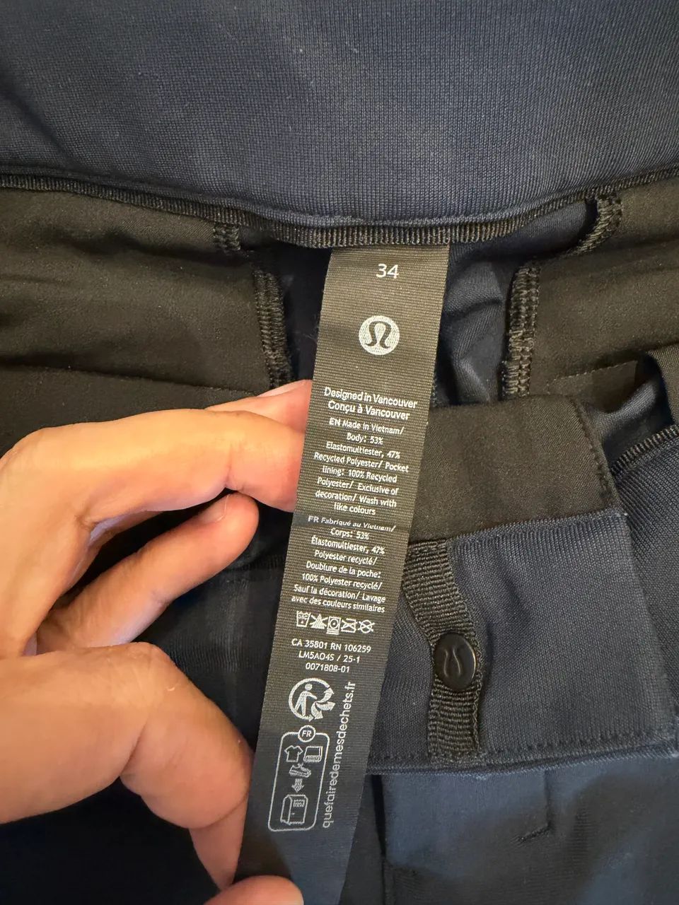 Calça Masculina Lululemon ABC  - Foto 3