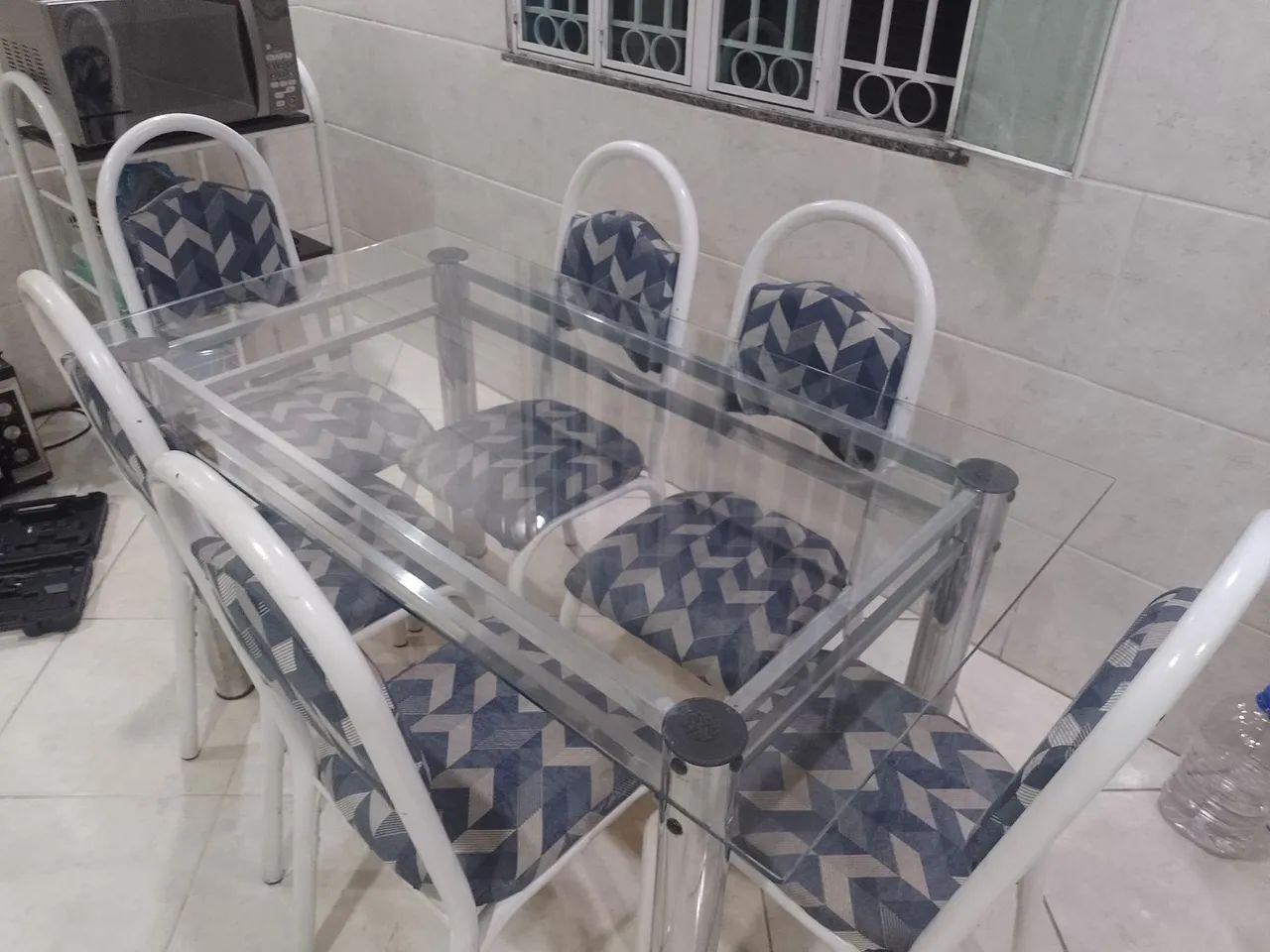 Mesa tampo de vidro  - Foto 5