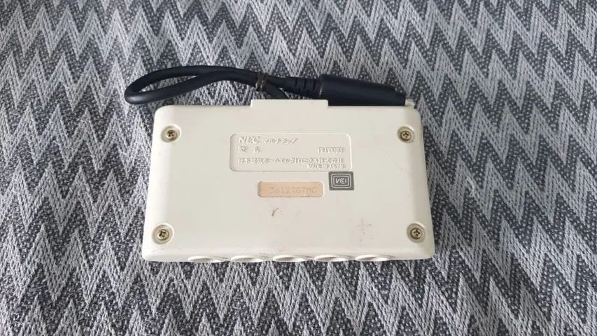 Adaptador 5 controles Multitap PC ENGINE - Original - Raro - Foto 2