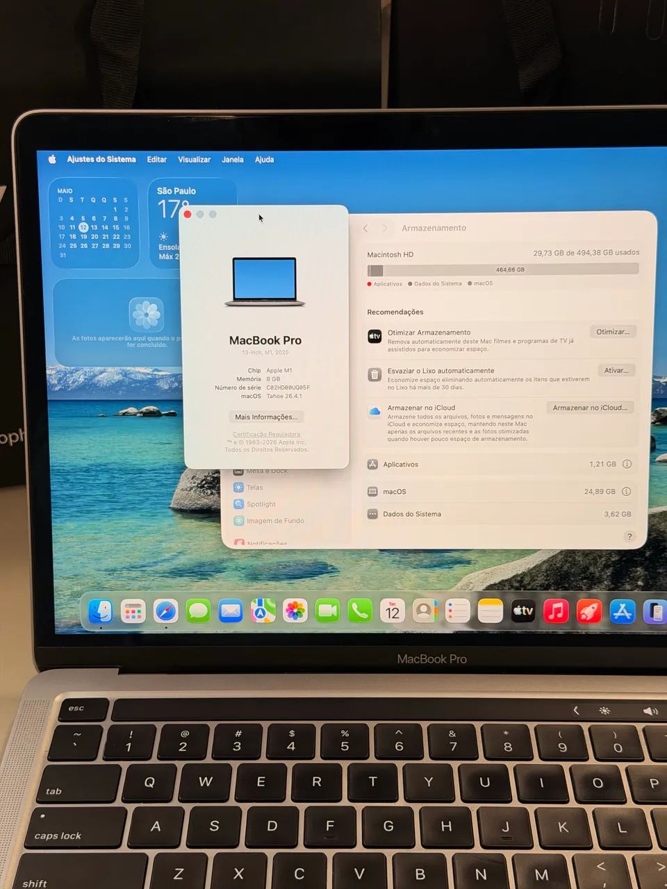 MacBook Pro M1 2020 - 512gb - Notebooks - Jardim Janaína, Biguaçu