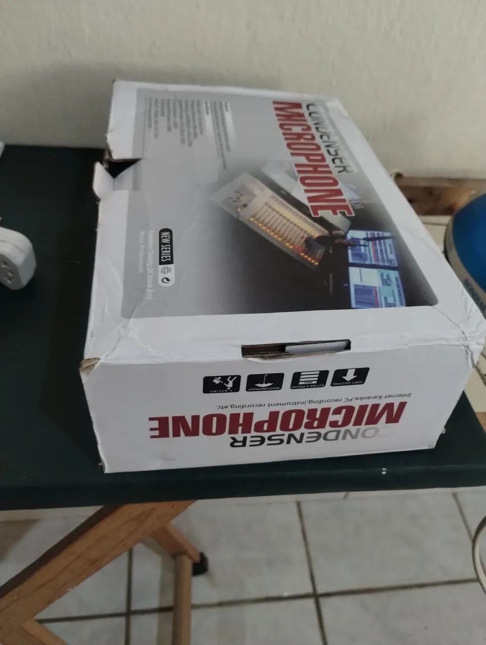 Kit microfone condensador 
