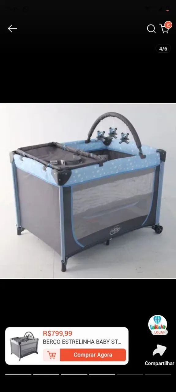 Vendo berço portátil (chiqueirinho)
