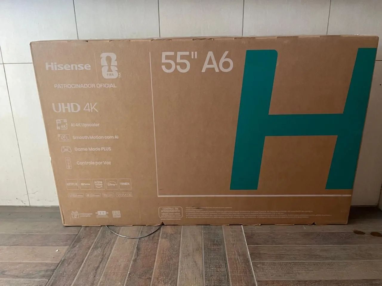 Smart TV Hisense 55 polegadas Lacrada  - Foto 4