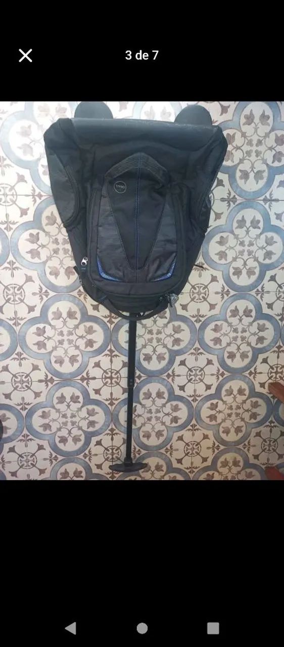 Mochila Dell Original com Rodinhas - Essential Rolling Backpack 15.6" - Foto 3