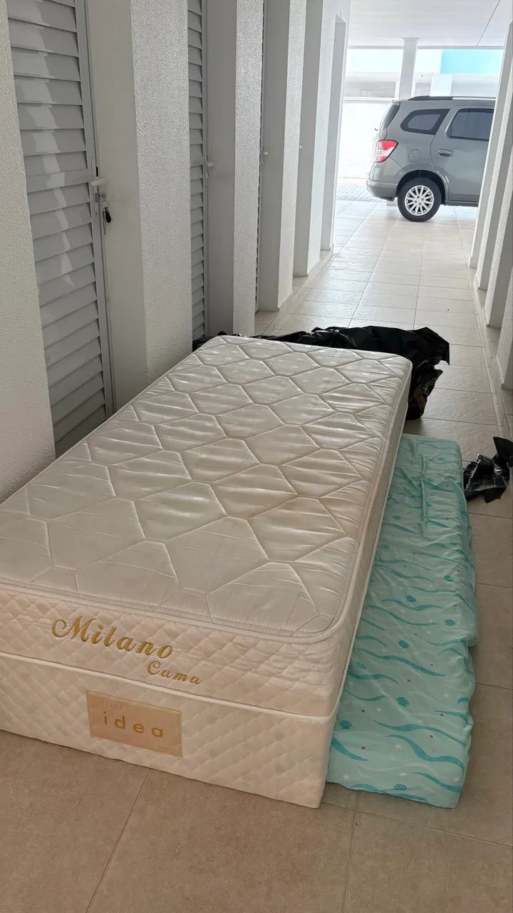 Cama box solteiro com cama auxiliar herval - Foto 2