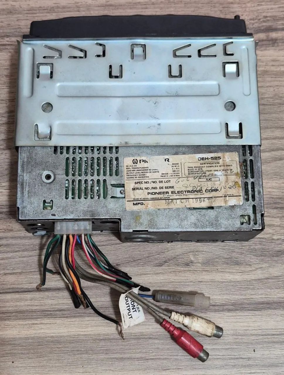 CD Player Pioneer DEH 525 Bluetooth  - Foto 5
