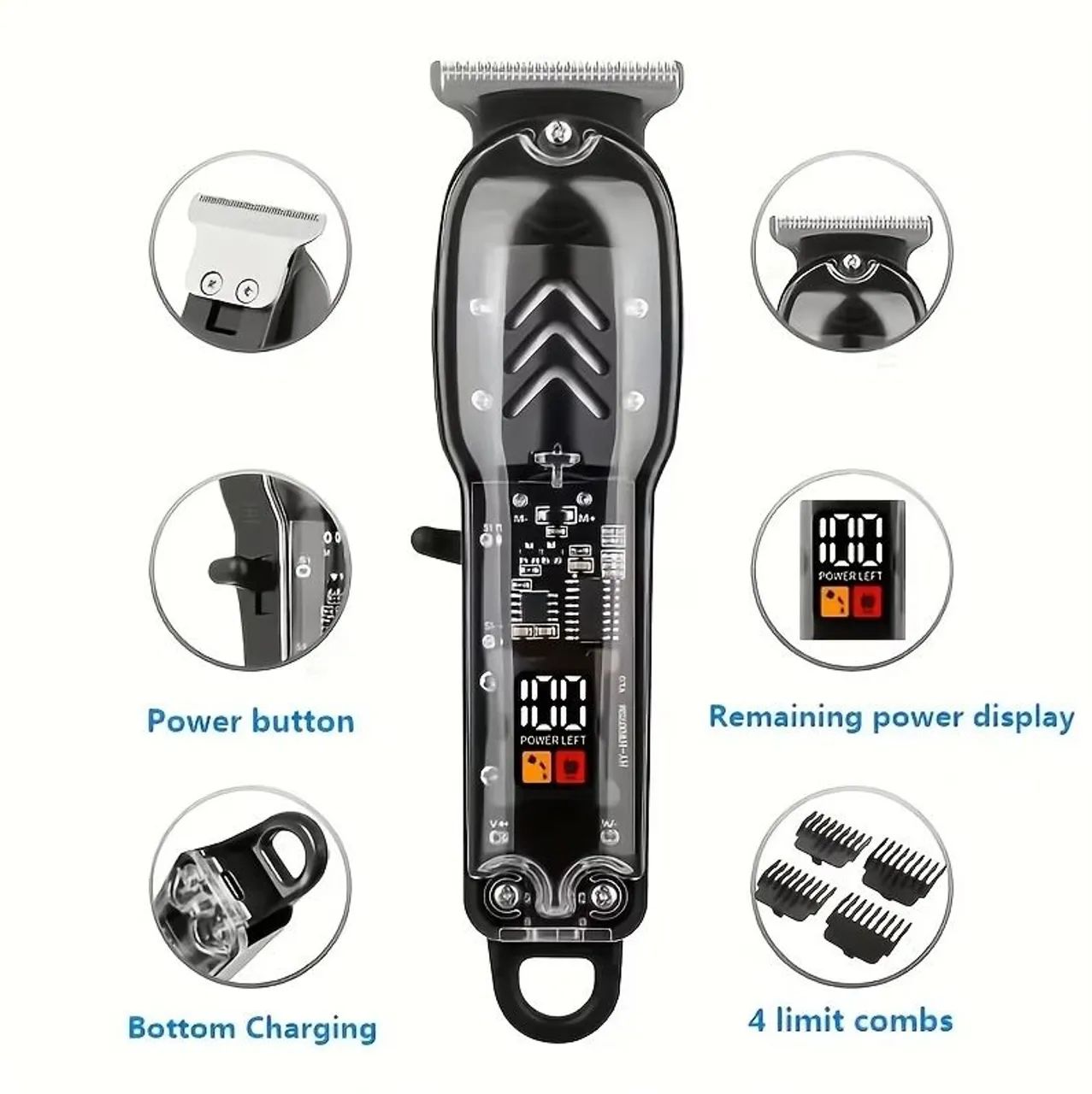 Máquina de Cortar Cabelo e Barbear - Foto 4