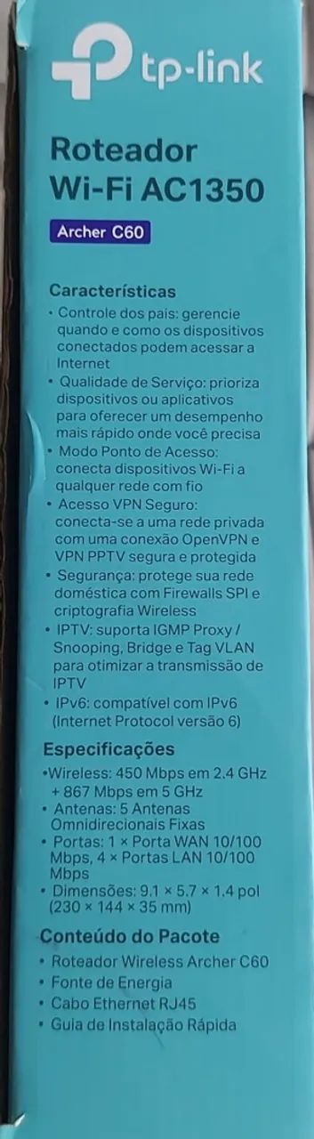 Roteador Wi-Fi AC1350 - ótimo estado  - Foto 3