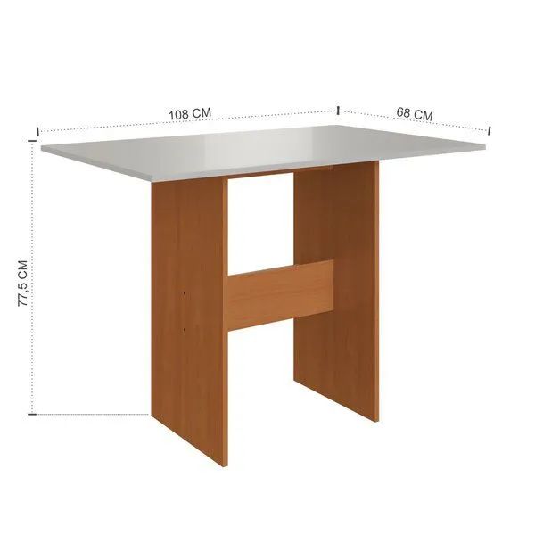 Mesa retangular com 4 cadeiras! - Foto 2