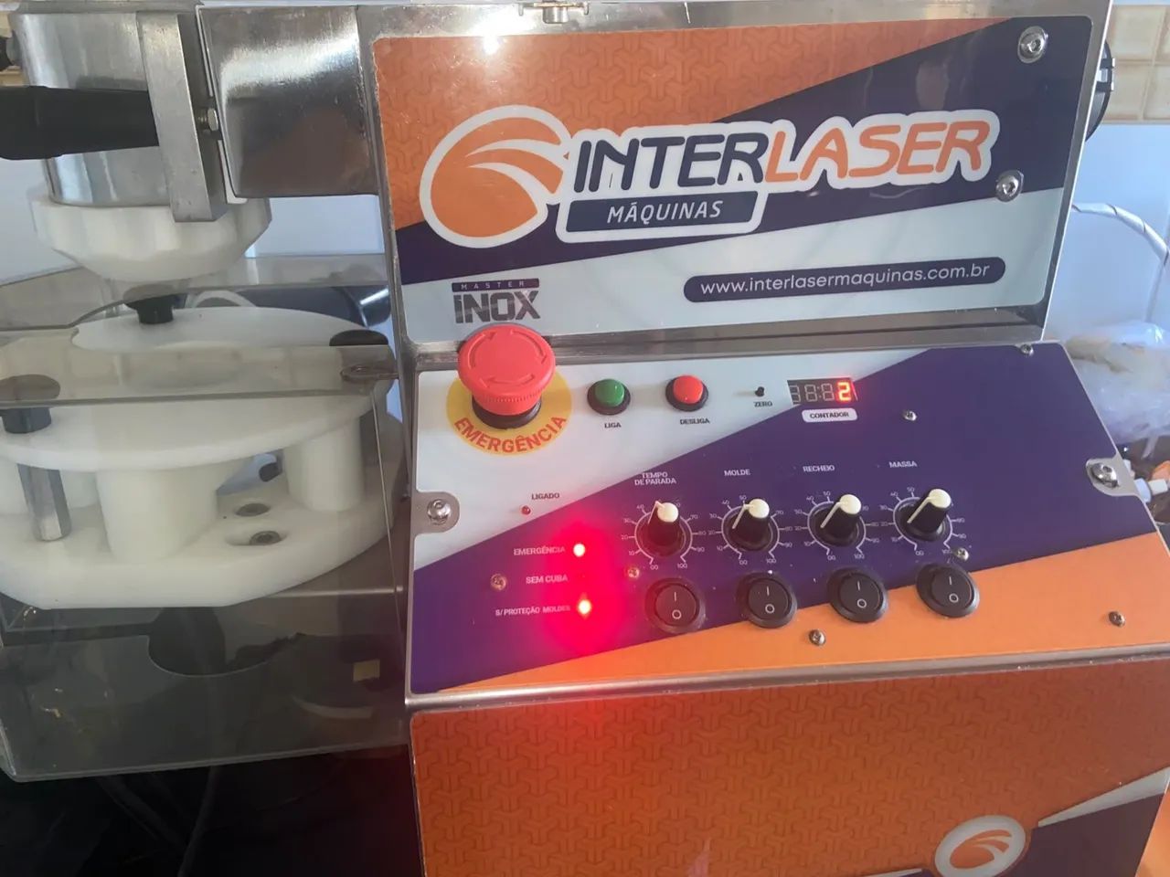 Modeladora de salgados e masseira. Interlaser Jet Mix - Foto 3
