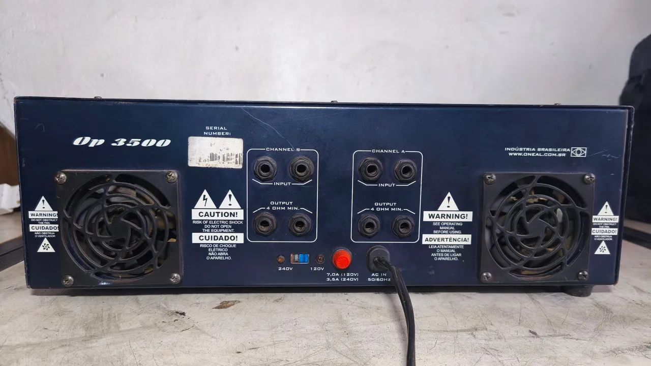 Amplificador Oneal Op 3500  - Foto 3