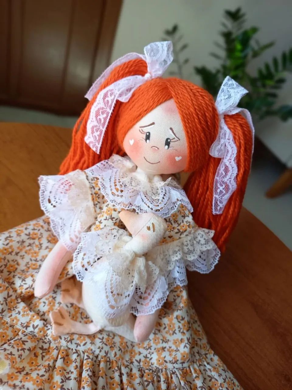 BONECA ABGAIL- BONECA DE PANO 100%ARTESANAL  - Foto 3