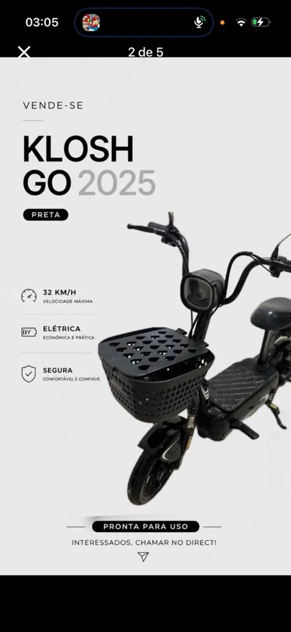 Moto elétrica  - Foto 2