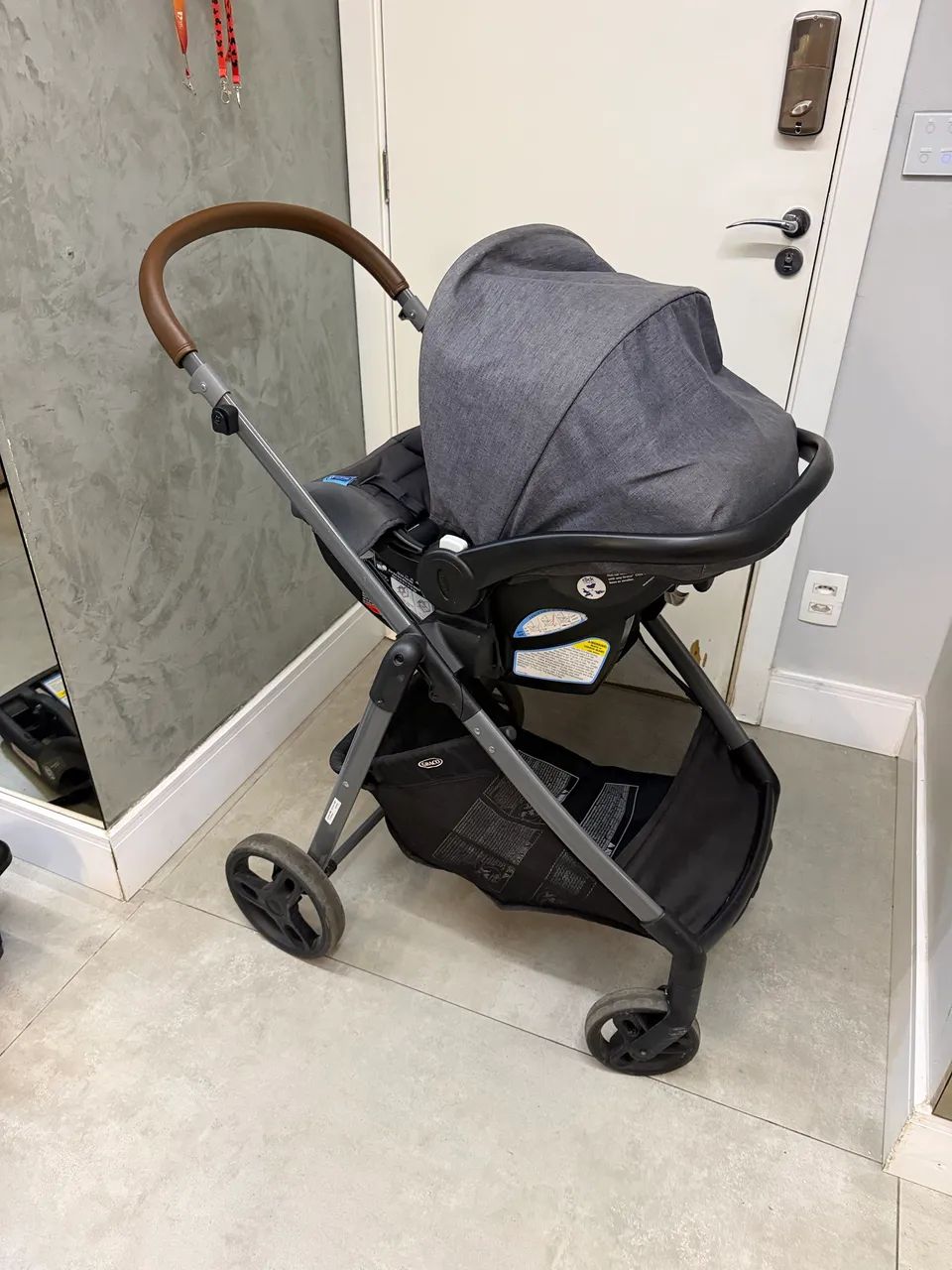 Carrinho e bebê conforto Graco - Foto 3