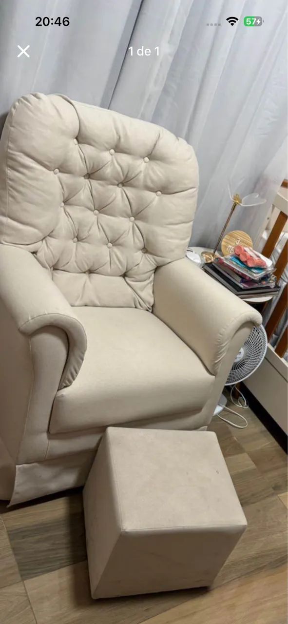 Poltrona de amamentação 