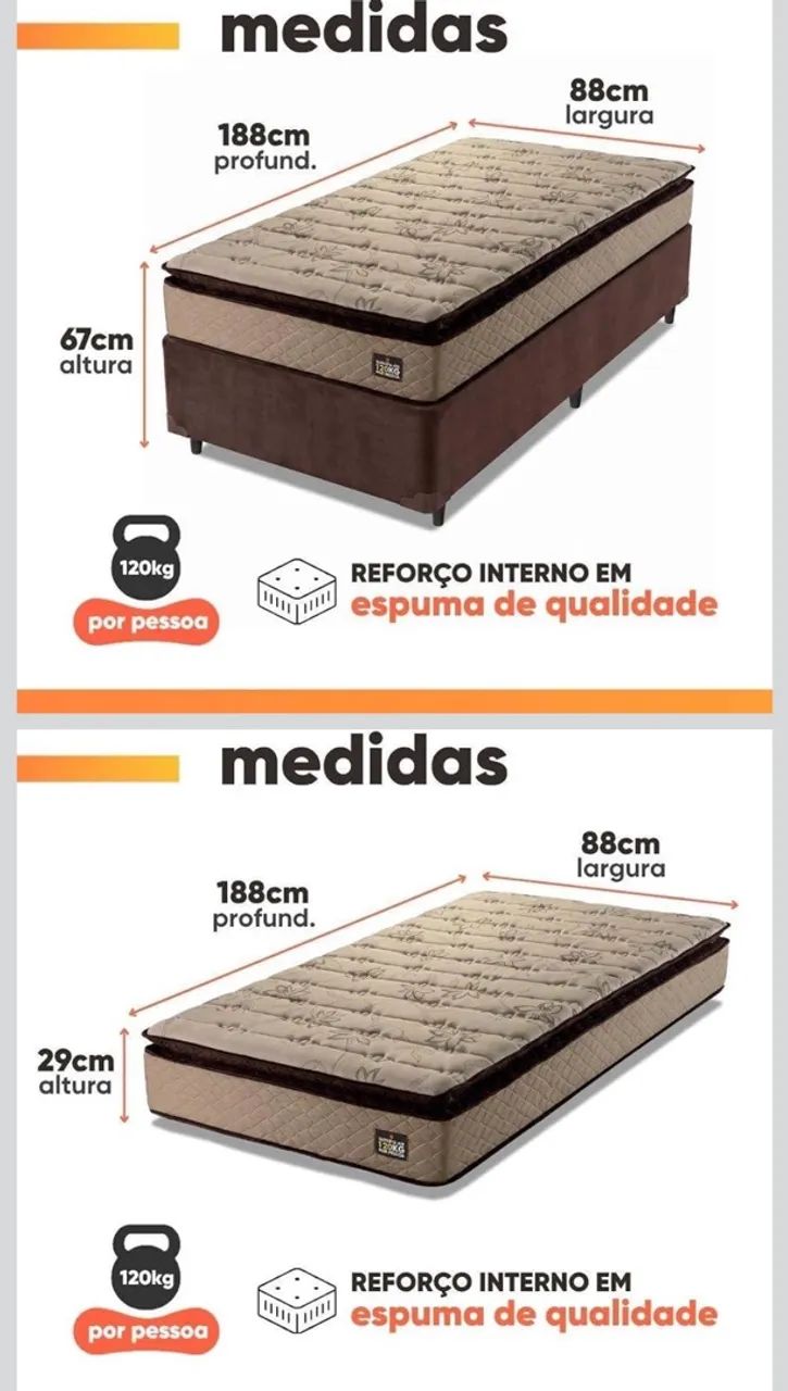 Cama box solteiro - Foto 2