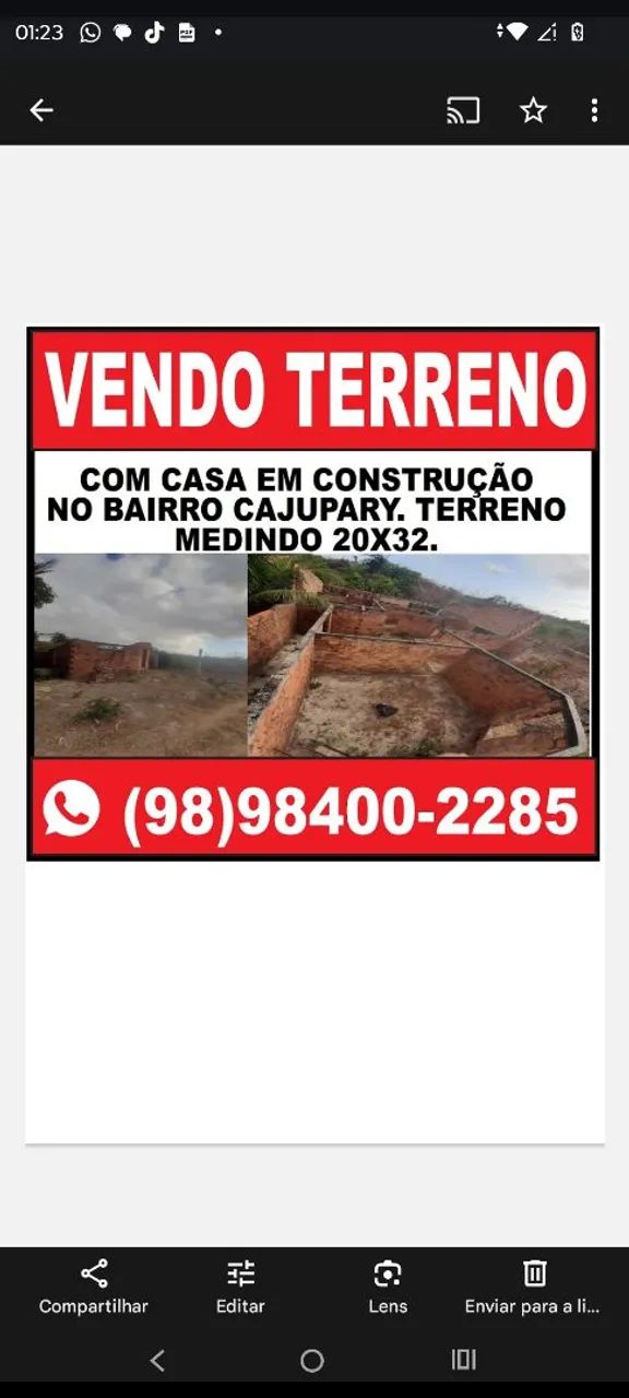 Vendo terreno com casa em construção  - Foto 4
