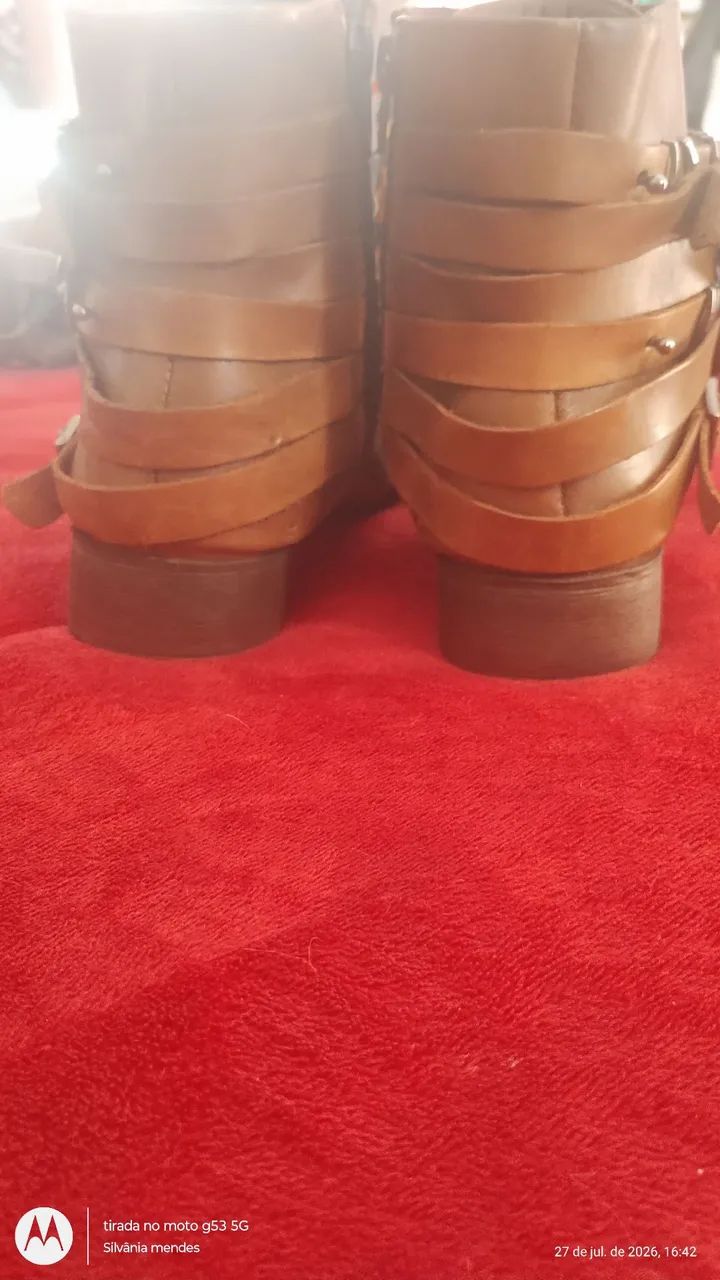 Bota cano curto Constance 38 - Foto 3