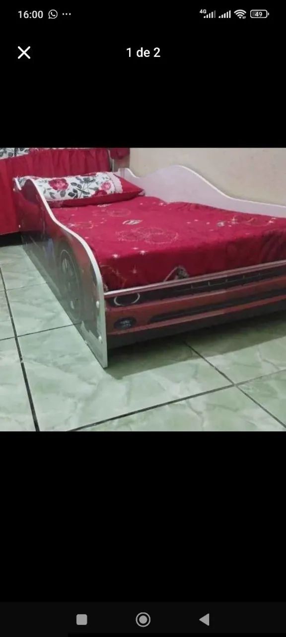 Cama infantil homem aranha+colchão e capa  - Foto 3