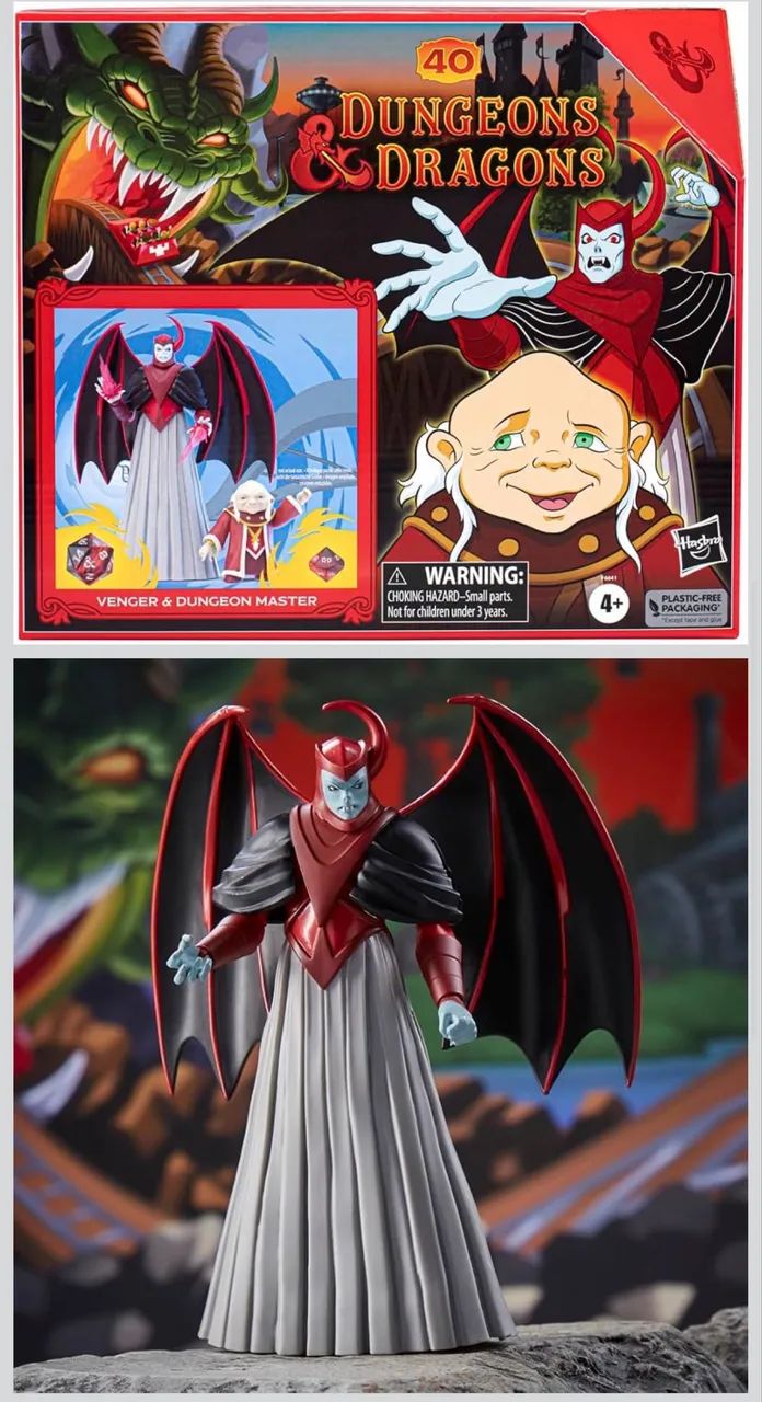 Figura Caverna do Dragão Vingador (15 cm) e Mestre dos Magos - Escala 6 Polegadas - Foto 4