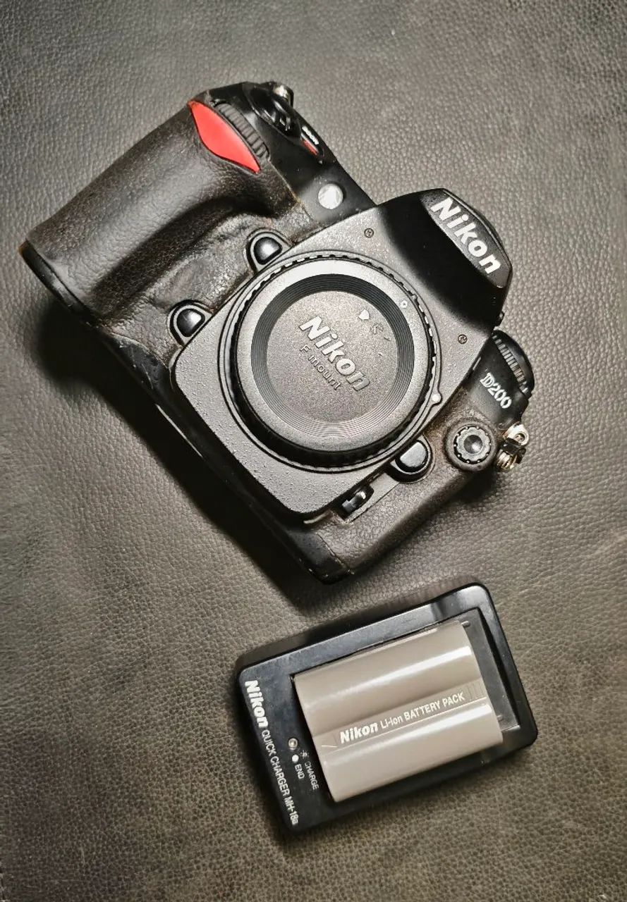 Câmera Nikon D200 sensor CCD