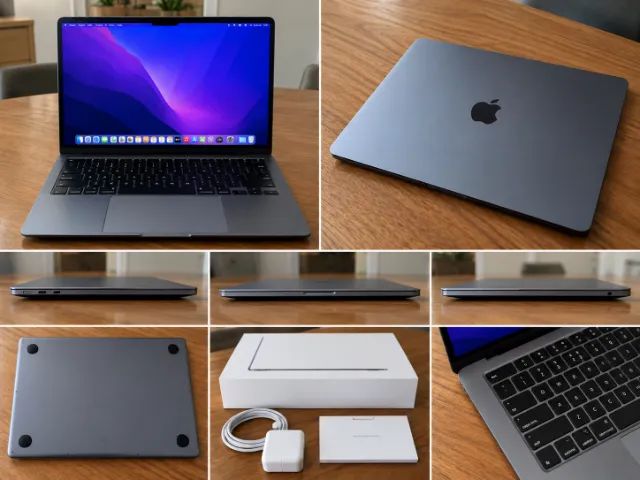 MacBook Air M2 2022 Preto | 8 GB RAM | SSD 256 GB | Bateria 88