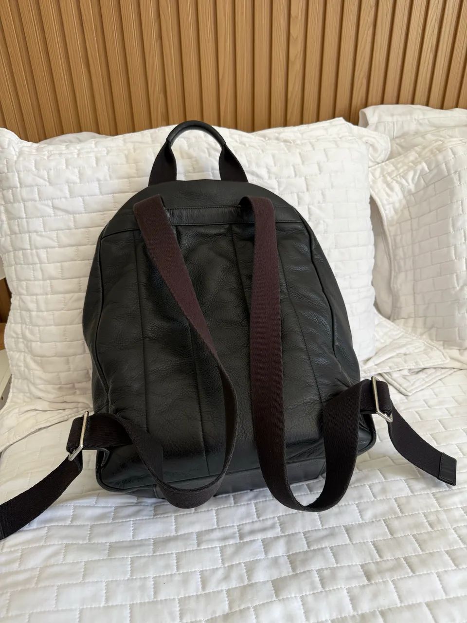 Mochila Bally em couro nobre - Foto 2