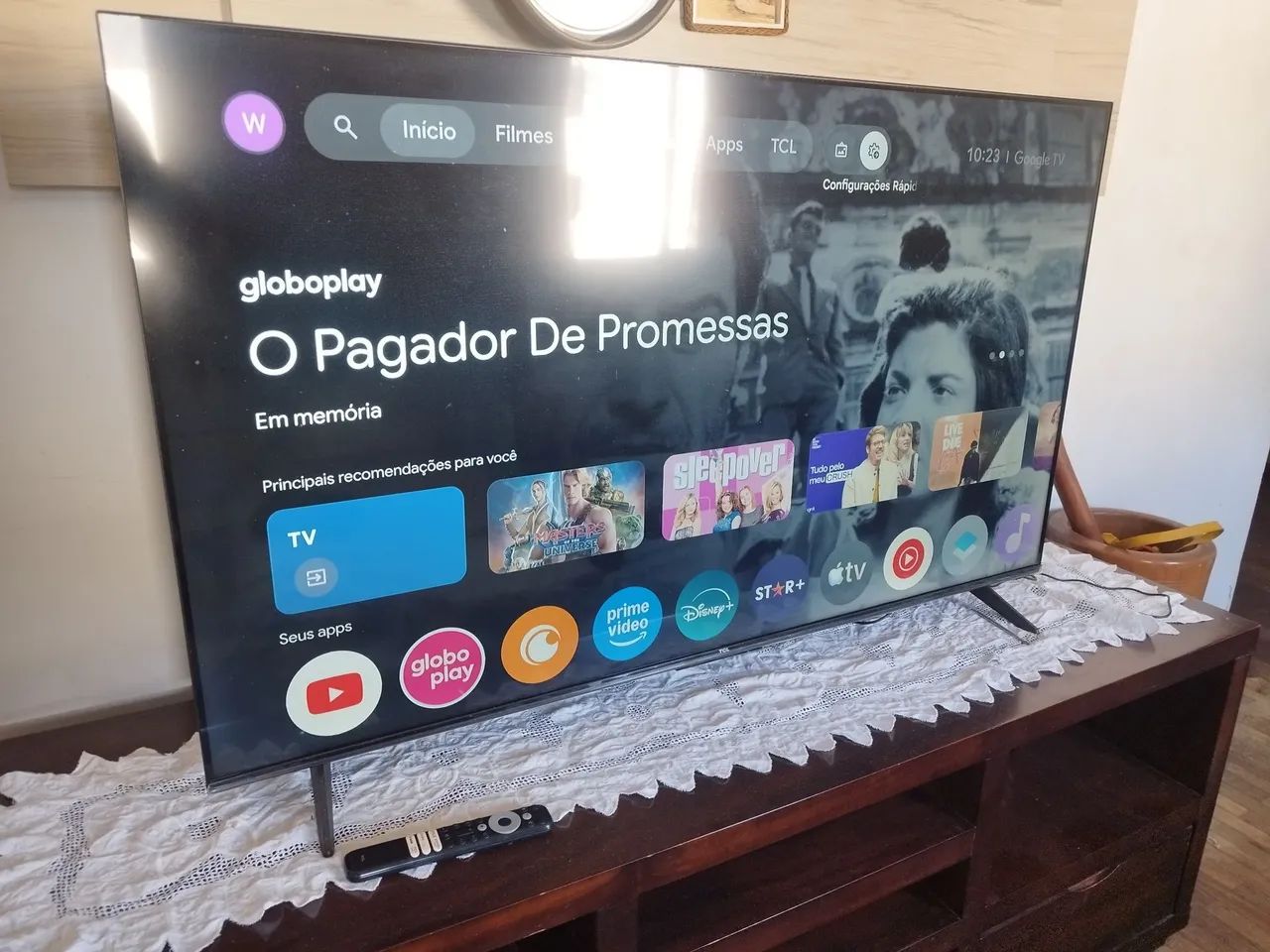 TV Smart TCL LED 4k 55polegadas semi nova por apenas 1300 - Foto 5