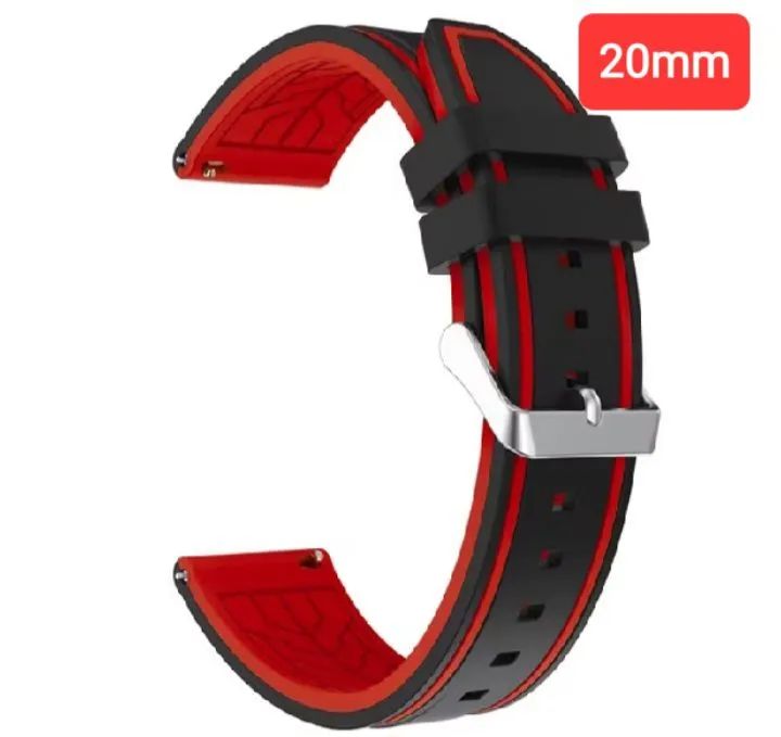 Pulseira de silicone universal de 20mm - Foto 2